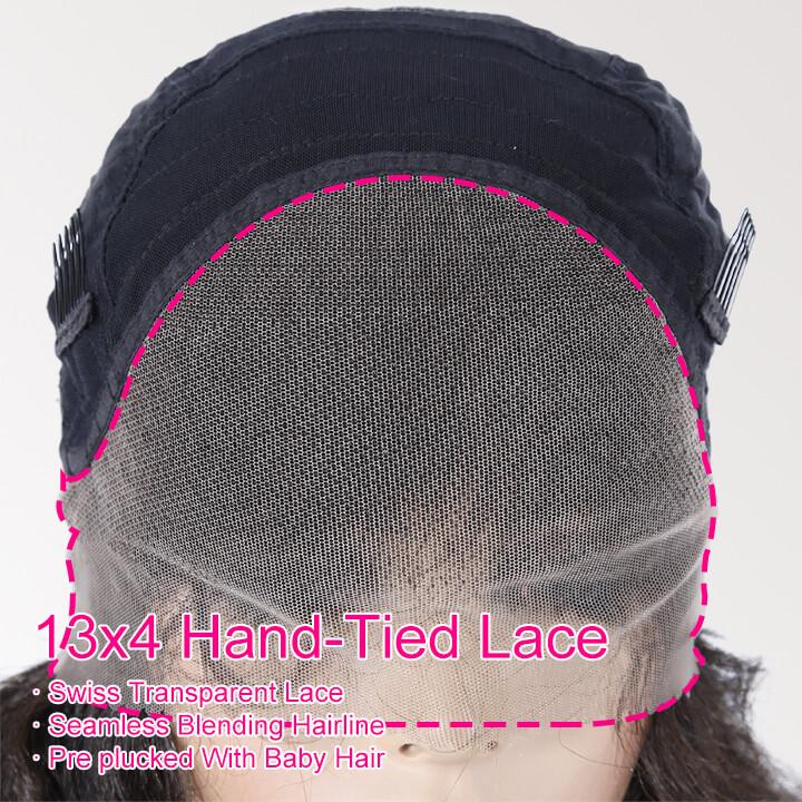 2020 New HD Super Natural Thin Transparent 360 Lace Front Wig Jerry Curl, 100% Virgin Remy Hair Curly 360 Full Lace Wig.