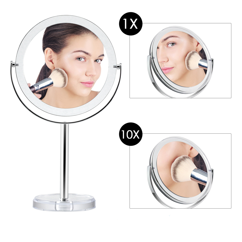 Double Sided Magnifying Makeup Mirror