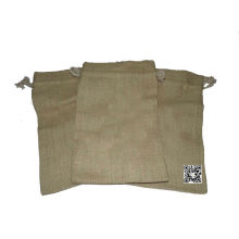 China Supplier Small Personalized Promotion Printed Importer Of Drawstring Jute Bag