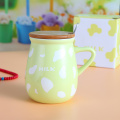 Pattern Ceramics Cool Mug with Spoon