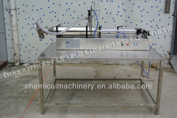 semi automatic pneumatic liquid filling machine