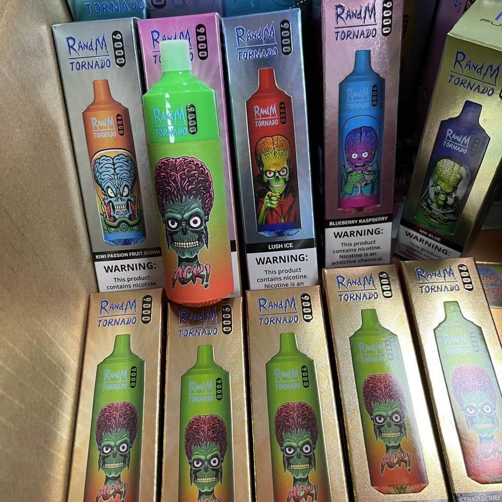 randm-tornado-9000-พัฟแบบใช้แล้วทิ้ง-vape-รสมิ้นต์ randm-tornado-9000-puffs-disposable-vape-mint-flavor
