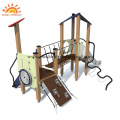 Hpl outdoor playground facility with climb