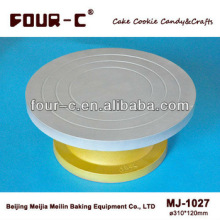 Metal cake revolving turntable,hot selling cake decorating equipment