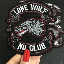 Jacket backing motorcycle embroidery patches biker badge