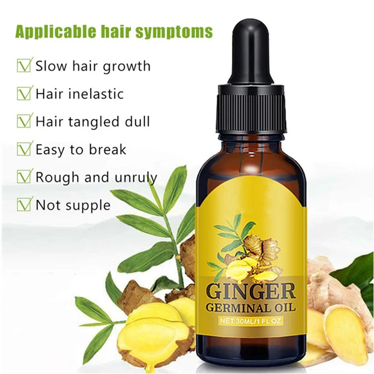 Wholesale Ginger Hair Growth Oil Hair Growth Repair Treatment Oil