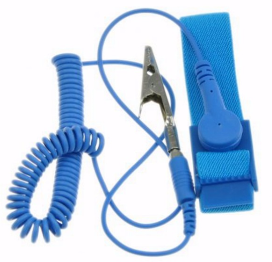 Safety Alligator Clip ESD Cleanroom Grounding Cord/Ground Wire