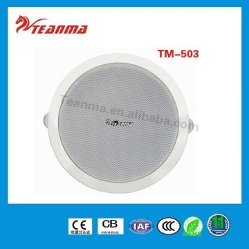 TM503 6W hanging ceiling mount speakers public address system outdoor ceiling speaker