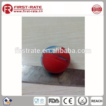 Colorful solid rubber bouncing plastic ball