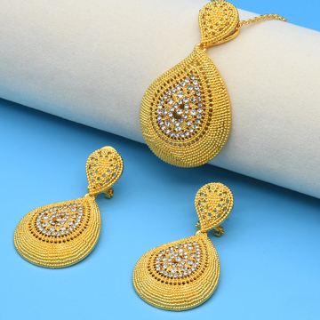 Boho Diamond Earrings and Necklace Jewelry Set - Hot Sale