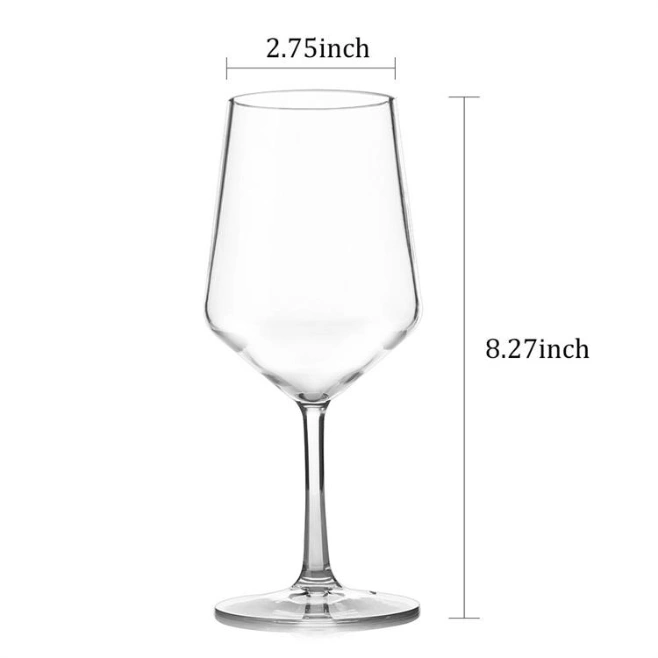 Best Selling Unbreakable Elegant Stemless Wine Glasses Shatterproof Glassware Cocktails Cups