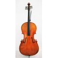 Glanzende afwerking massief houten cello