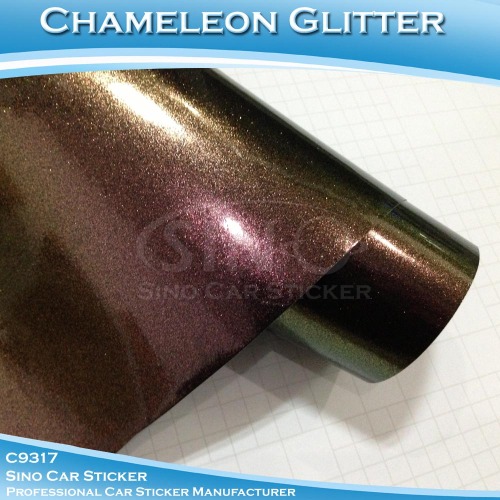 Glänzend Glitter Auto Body Sticker Chameleon Car Wraps Vinyl