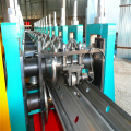 Road crash barrier forming machine