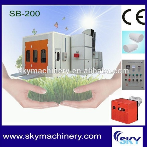 SB300, industrial paint spraying booth electrostatic painting equipment sale