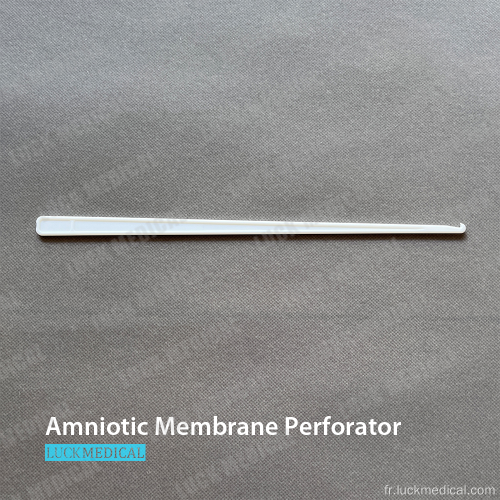 Perforateur de membrane amniotique en plastique médical