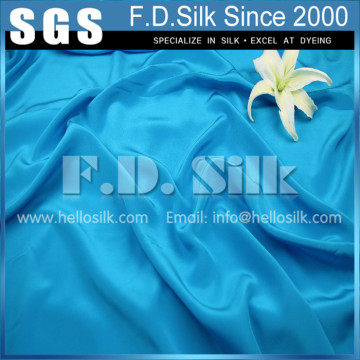 High quality Hellosilk turquoise silk cdc fabric