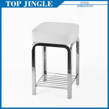 High Class Thick Cusion Sitting Single Stool For Bathroom