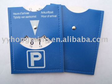 Euro PVC Car Parking Disk Parking Disc Parking timer PVC Car Parking Disc