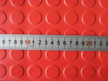 SBR rubber sheet with coin pattern/round stud rubber sheet