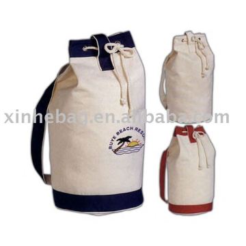 Cotton travel backpack bag