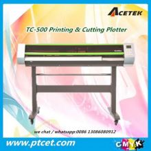 Acetek flex printing cutting machine with eco-solvent ink TC500 with stents