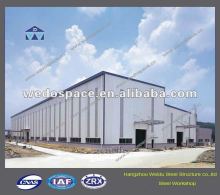 High floor steel prefabricated workshop