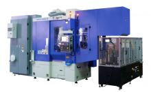 Automatic hobbing machine with gear chamfering and deburring