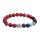 7 Chakra Gemstone Beads Buddhism & Buddha Alloy Red Carnelian Bracelet