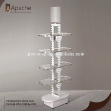 Double sides acrylic&metal supermarket display stand