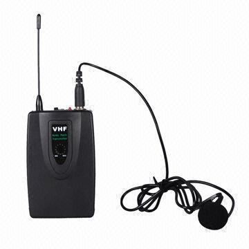 Cordless lapel microphone system