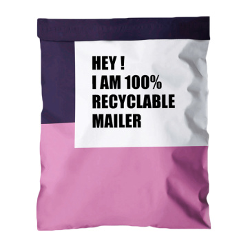 Beg Mailer Poly Purple 10 * 13 bercetak kalis air