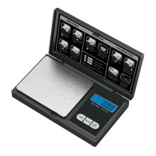 Stainless Steel LCD Display Portable Mini 0.01g Gold Gram Pocket Scale
