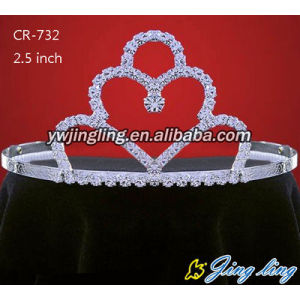 Rhinestone Crowns Cheap Tiaras CR-732