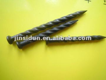 Black Concrete Nail/ Twist Shank Concrete Nail/ concrete nail