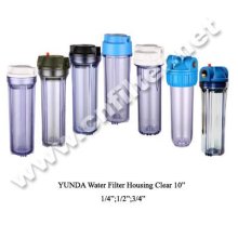 Transparent Water Filter Housing