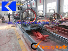 rapid transit railway using reinforcing cage seam welding machines