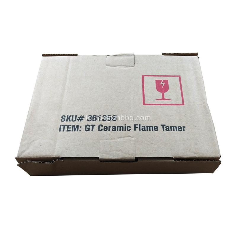 Keramik Brick Flame Tamer fir BBQ