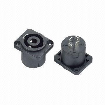 Speakon Jacks with 1,500 Cycles Lifespan, 1,500V Voltage Withstand