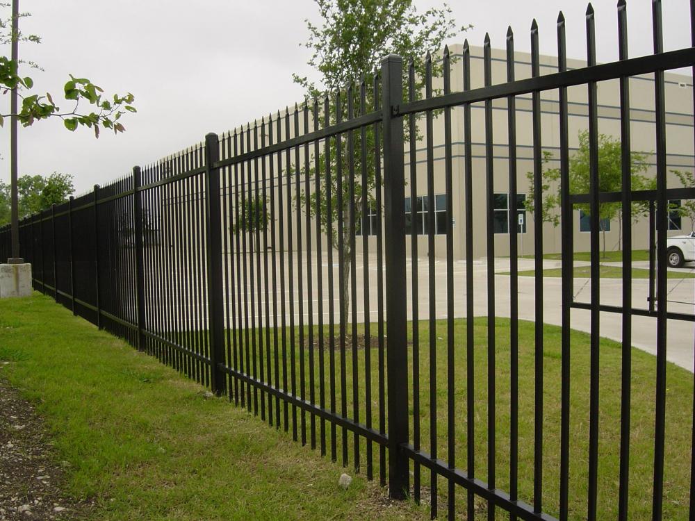 Power Coated Wrought Iron Fence