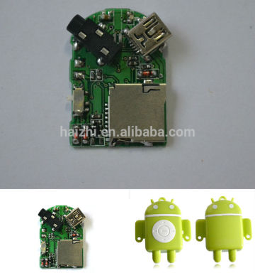 usb sd card mp3 player circuit board