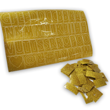 Iron-On Fabric Letters - 2 Sheets Heat Transfer Paper Adhesive Letters for Clothing and DIY Crafts