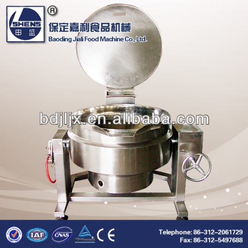 Gas tilting boiling pan