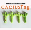 TPR Foam Pet masticare giocattolo sapore di pollo giocattolo a forma di cactus