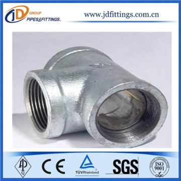 Banded Malleable Iron Pipe Fittings Reducing Tee