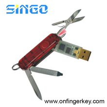 Swiss Arm Knife Shape USB Flash Drive (Custom USB)