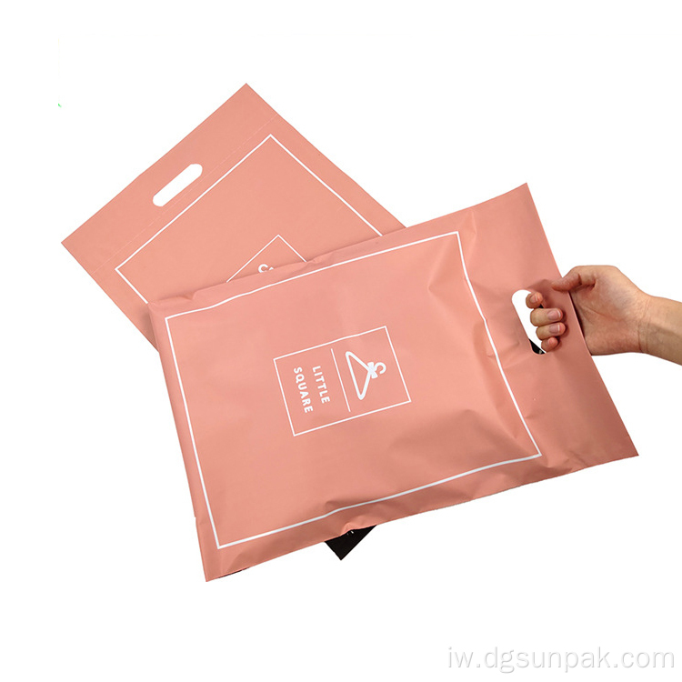 דואר פולי שחור חום זהב חם ורוד