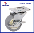 Benyu Caster Wheel 2 &quot;3&quot; mit Brems-/Oberscheibe/Drehschirmel