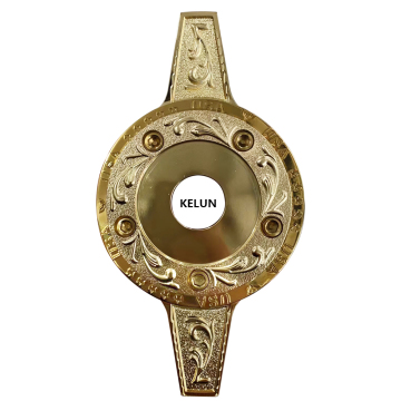 Wire Spoke Wheel Carved Knockoff