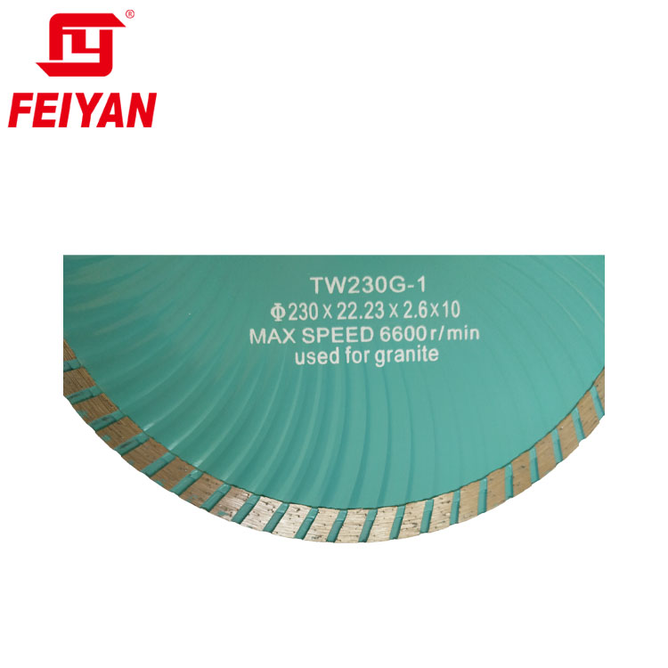 FEIYAN Wholesale China Sharp Turbo Diamond Dry Cutting Blade For Granie